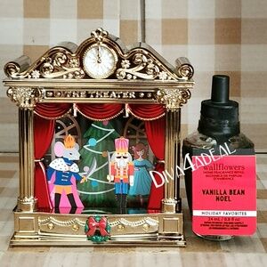 Bath & Body Works Christmas NUTCRACKER Theater Projector Wallflower Plug 2PC Set